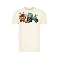 Thanksgiving Tractor Vintage Tee | Teevron