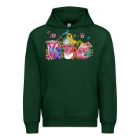 Forest Green western cancer  coffee cups with ribbons Urban Hoodie - AdoDesignShop