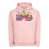 Pigment Salmon western cancer  coffee cups with ribbons Urban Hoodie - AdoDesignShop