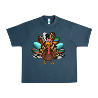 Midnight Navy thanksgiving turkey Urban Heavy Tee - RanaPortraitStore