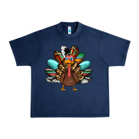 Navy thanksgiving turkey Urban Heavy Tee - RanaPortraitStore