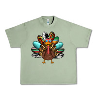 Oil Green thanksgiving turkey Urban Heavy Tee - RanaPortraitStore