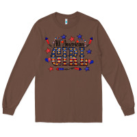 Chestnut All American Girl Long Sleeve Tee - CowCowDesign