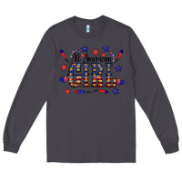 Smoke All American Girl Long Sleeve Tee - CowCowDesign