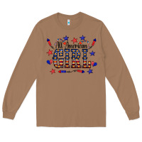 Toasted Coconut All American Girl Long Sleeve Tee - CowCowDesign