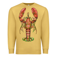 Antique Gold lobster Premium Sweatshirt - BarkalooDesign