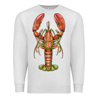 Oatmeal Heather lobster Premium Sweatshirt - BarkalooDesign