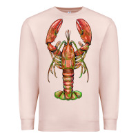 Pale Pink lobster Premium Sweatshirt - BarkalooDesign