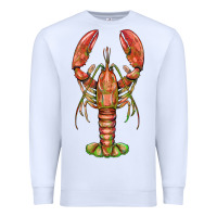 White lobster Premium Sweatshirt - BarkalooDesign