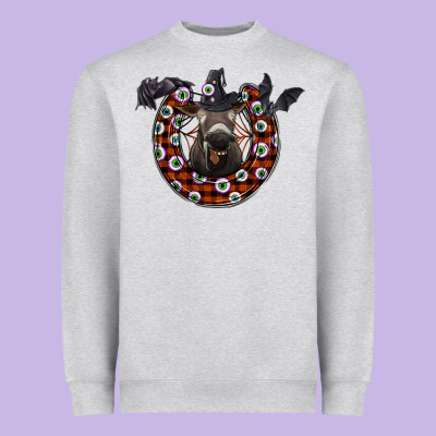 Halloween Donkey Heavyweight Sweatshirt Designed By Sublimationcraftshop