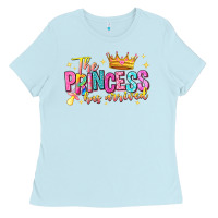 Baby Blue the princess has arrived Ladies Tee - NancyCooperArtShop