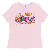 Bubblegum Pink the princess has arrived Ladies Tee - NancyCooperArtShop