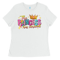 White the princess has arrived Ladies Tee - NancyCooperArtShop