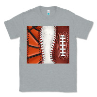 Heather Grey baseball and basketball and football tumbler tbs Classic Tee - TumblerDesignByShophia