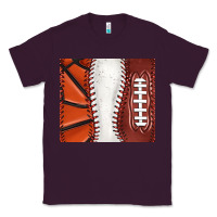 Plum baseball and basketball and football tumbler tbs Classic Tee - TumblerDesignByShophia