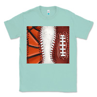 Seafoam baseball and basketball and football tumbler tbs Classic Tee - TumblerDesignByShophia