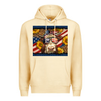 Pina Colada Western 4th Of July Cow Premium Hoodie - LillyAllenDesigns