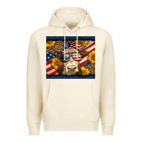 Tofu Western 4th Of July Cow Premium Hoodie - LillyAllenDesigns