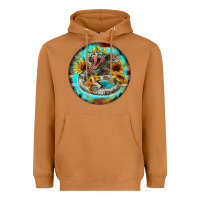 Meerkat rattlesnake and sunflower Heavyweight Hoodie - BarkalooDesign