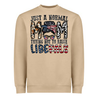 Mushroom just a regular mom trying not to raise liberals Heavyweight Sweatshirt - CowhideDigitalArt