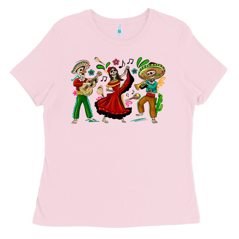 Mexican Skeletons Ladies Tee by texasbilliewilder | Teevron