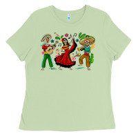 Matcha Mexican Skeletons Ladies Tee - texasbilliewilder
