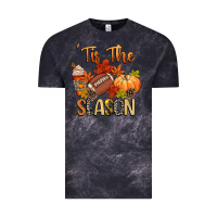 Cloud Black tis the season football Vintage Tee - CowGirlArtShop
