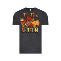 Vintage Black tis the season football Vintage Tee - CowGirlArtShop