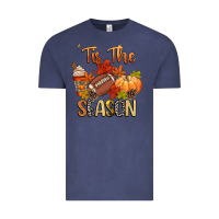 Vintage Denim tis the season football Vintage Tee - CowGirlArtShop