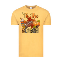 Vintage Mustard tis the season football Vintage Tee - CowGirlArtShop