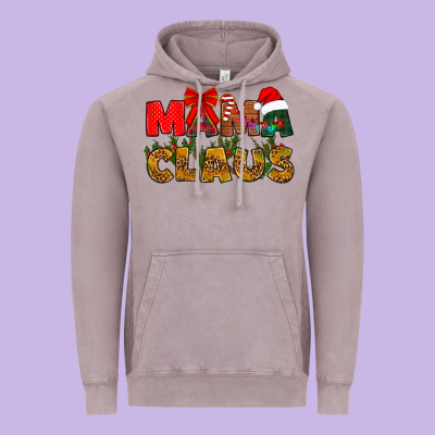 Mama Claus Mother's Day Vintage Hoodie Designed By Howdyjamesfarm