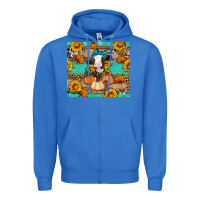 True Royal Cow fall pumpkin Zipper Hoodie - Artiststas