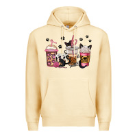 Pina Colada cat mom coffee Premium Hoodie - Jasminsmagicworld