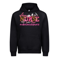 Black nurse with valentines day element Urban Hoodie - AdoDesignShop