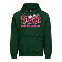 Forest Green nurse with valentines day element Urban Hoodie - AdoDesignShop