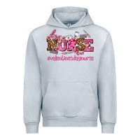 Heather Grey nurse with valentines day element Urban Hoodie - AdoDesignShop