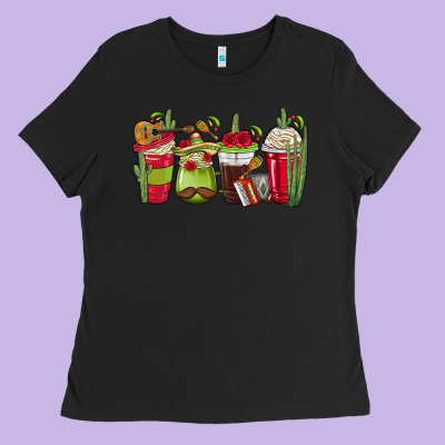 Mexico Coffee Cups Ladies Tee Designed By Texasbilliewilder