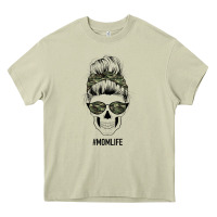 Mossy Camouflage Pattern Mom Skull Heavy Core Tee - Bettercallsaul
