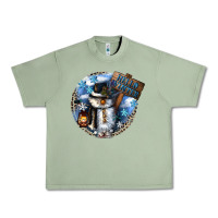 Oil Green hello winter Urban Heavy Tee - CowGirlArtShop
