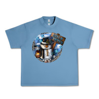 Pebble Blue hello winter Urban Heavy Tee - CowGirlArtShop