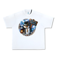 White hello winter Urban Heavy Tee - CowGirlArtShop