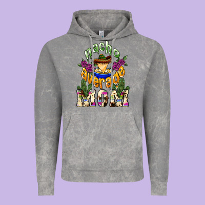 Nacho Average Mom Mother's Day Vintage Hoodie Designed By Howdyjamesfarm