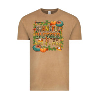 Vintage Camel thankful blessed and kind of a mess Vintage Tee - CowGirlArtShop