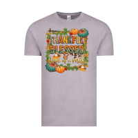 Vintage Zinc thankful blessed and kind of a mess Vintage Tee - CowGirlArtShop