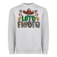 Heather Grey fiesta Heavyweight Sweatshirt - CowhideDigitalArt