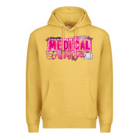 Antique Gold valentine medical assistant Premium Hoodie - CowhideDigitalArt