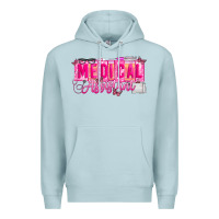 Blue Mist valentine medical assistant Premium Hoodie - CowhideDigitalArt