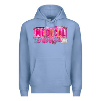 Colony Blue valentine medical assistant Premium Hoodie - CowhideDigitalArt