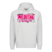 Dove Grey valentine medical assistant Premium Hoodie - CowhideDigitalArt