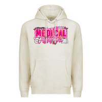 Oatmeal Heather valentine medical assistant Premium Hoodie - CowhideDigitalArt
